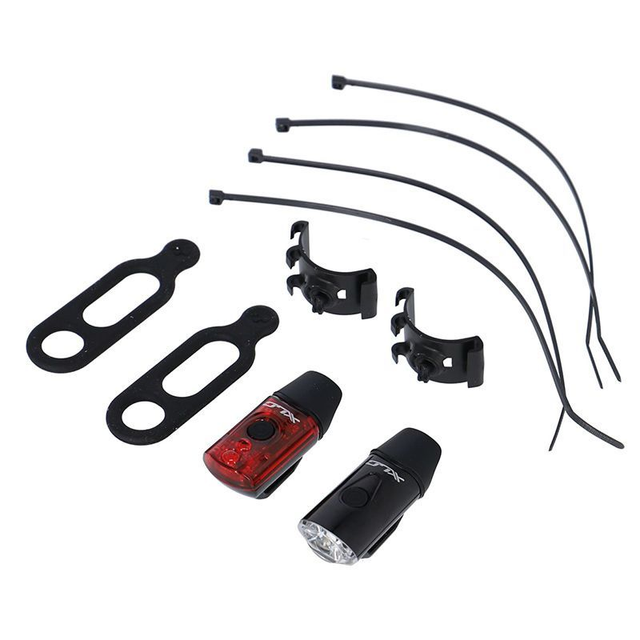 XLC CL-S22 JEU D'ÉCLAIRAGE LED AVANT CL-F25/ARRIÈRE CL-F24 USB