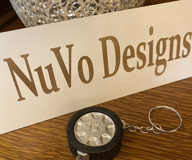 Keyring &amp; 1m Tape Measure Personalised