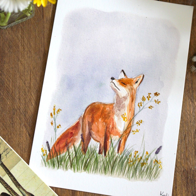 L&#039;air printanier - carte postale