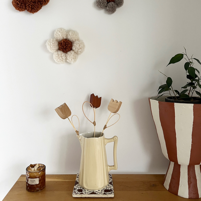 CACHE-POT POMPEÏ • Rayures marron