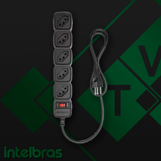 Protetor Eletrônico de 1 Metro com 5 Tomadas EPE 205 & EPE 205+