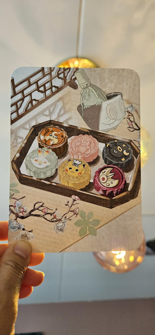 Mooncake pokemon postcard