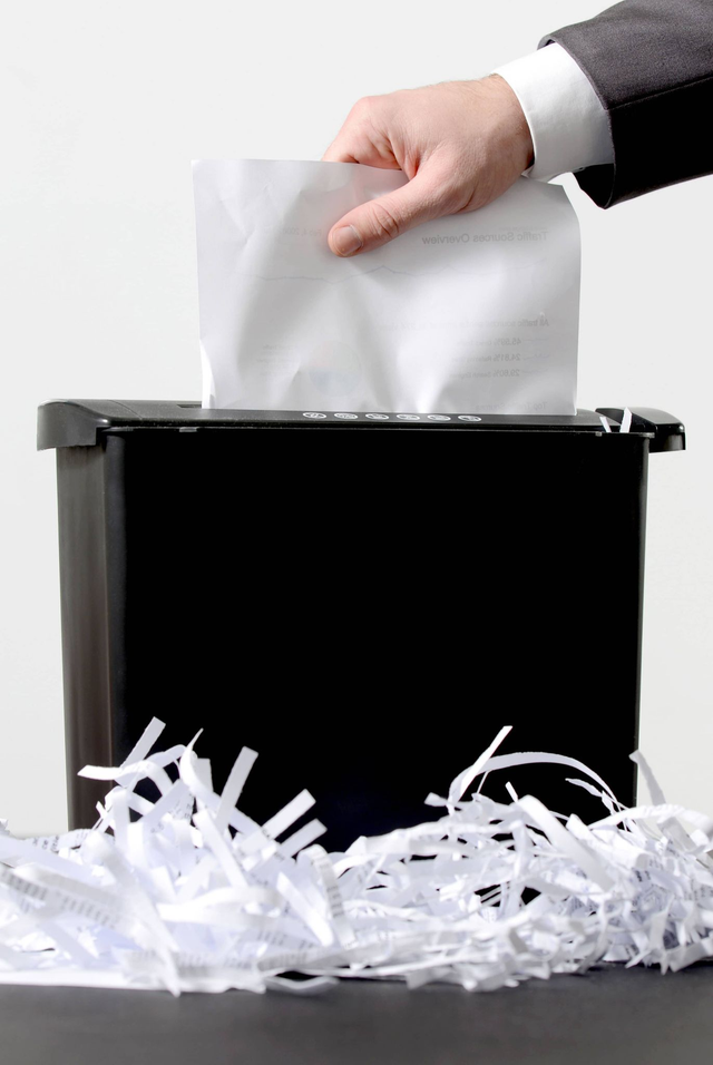 DESTRUCTION DE DOCUMENTS