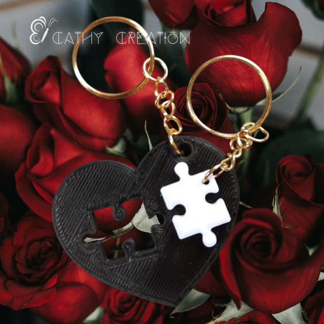 Porte clés duo en impression 3D 