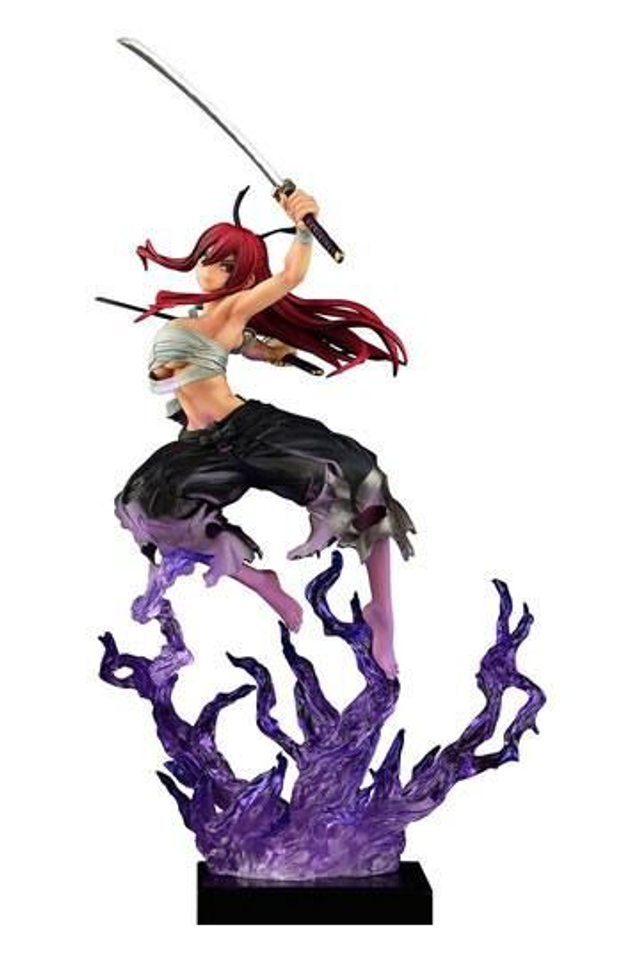 Erza Scarlet Samurai Ver. Shikkoku - Fairy Tail - Statua OrcaToys 43cm ⚔️🖤(Anche a rate! 👇)