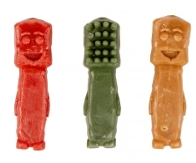 Garden bites toby toothbrush Mixed  colors 10cm