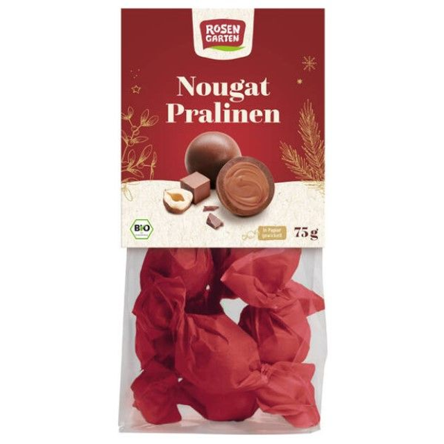 Rosengarten Nougat Pralinen 75g Tüte