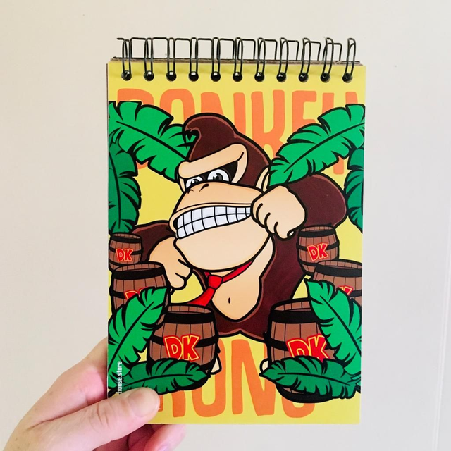 Croquera A5 hojas blancas Donkey Kong