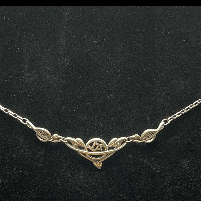Silver Choker style Necklace by Carrick Jewellery, Scotland, Late 20th Century
