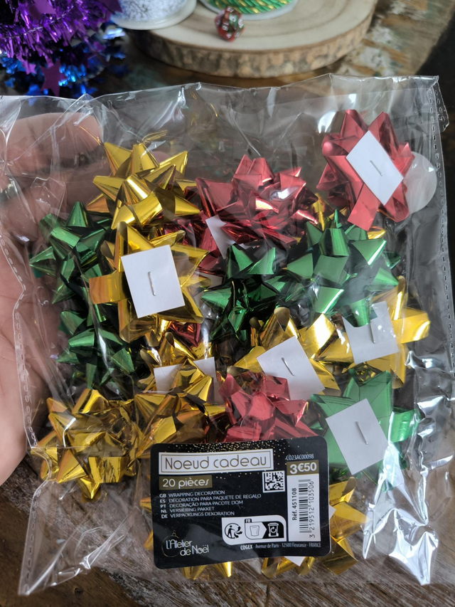 NOEUDS DE DÉCORATION X20