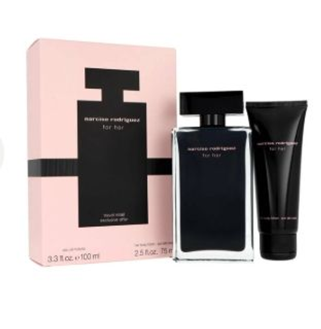 Zestaw Narciso Rodriguez For Her Edt 100ml + Body Lotion 75ml