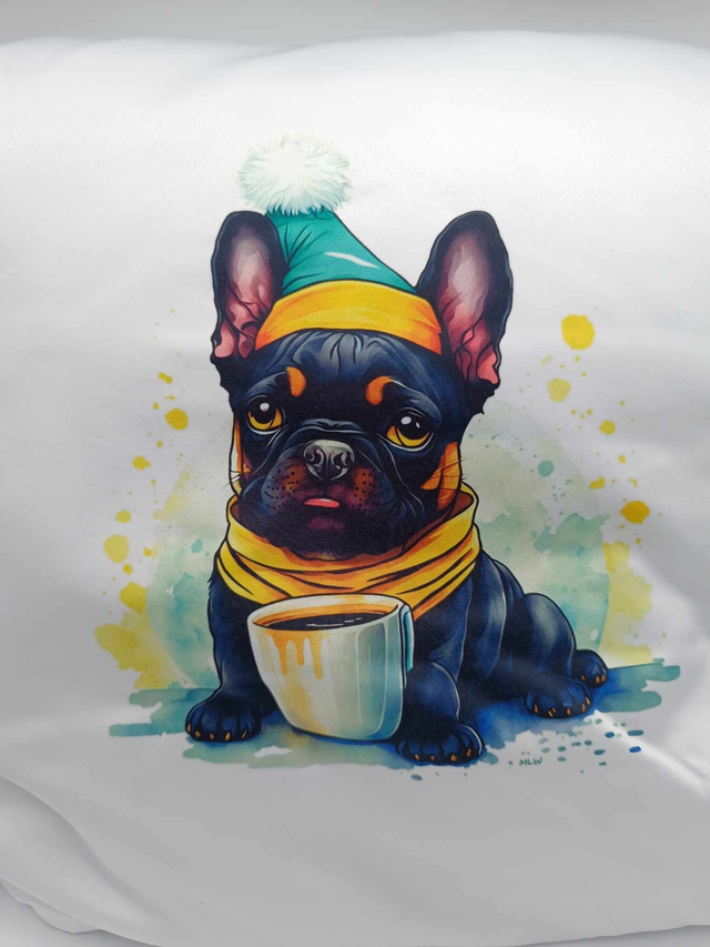 Coussin de Noël Chien