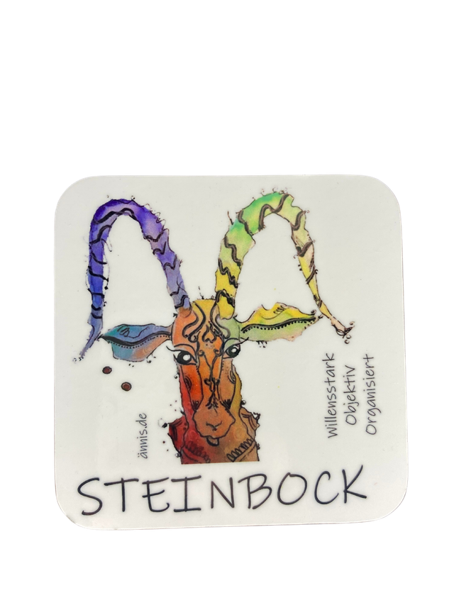 Untersetzer "Sternzeichen - männlicher Steinbock"