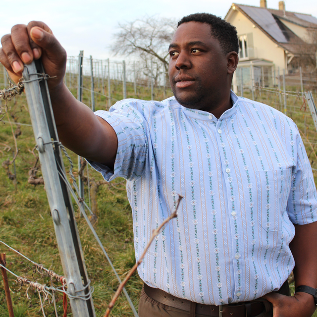 Chemise sans Col M.C Bleu ciel