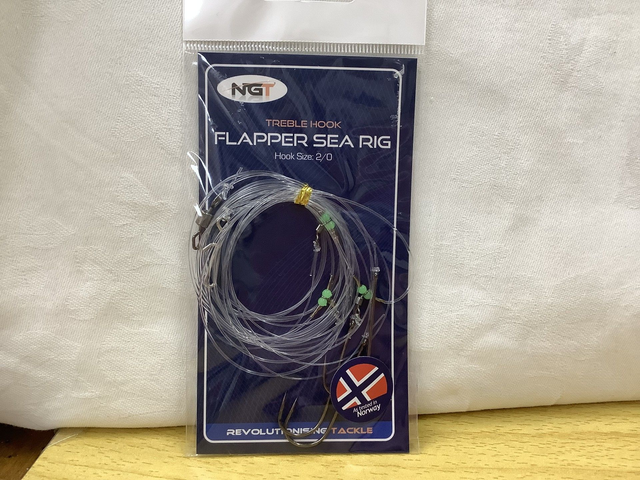 FLAPPER SEA RIG - 3 HOOK RIG - Size 2/0 Hooks