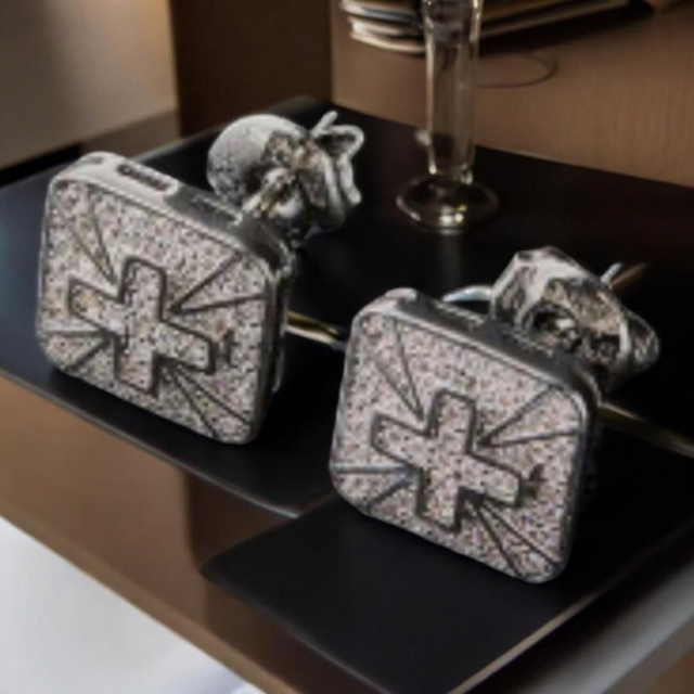 Boucles d'Oreilles Géométriques Carrées Élégantes en Cuivre Plaqué Or 18K - Unisexe