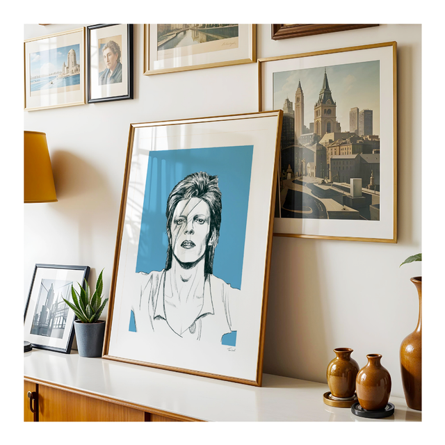 &#039;David Bowie&#039; art print