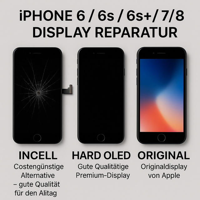 🔧 iPhone 6 / 6s / 6s+ / 7 / 8  Display Reparatur