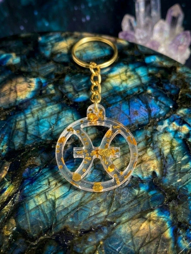 Porte clés Signe Astrologique OR