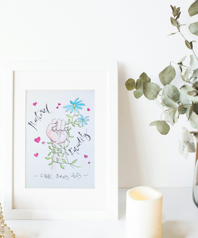 Natural equality - Croquis Journée du droit des femmes 8 mars 2025