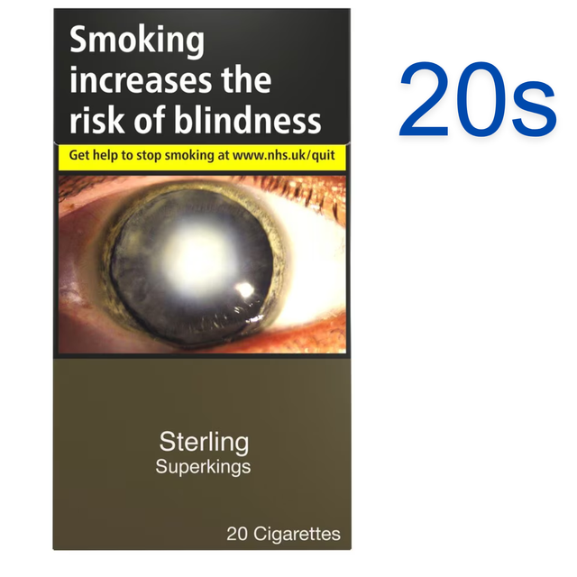 Sterling Original Red King Size Cigarettes, 20s