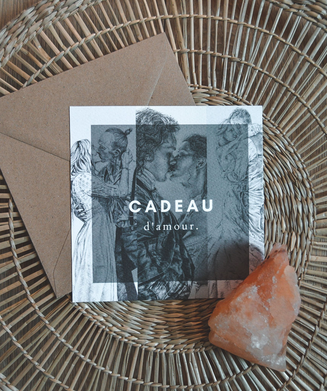 Carte cadeau pour un portrait de couple personnalisé