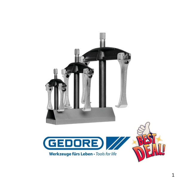 1.04/STHP-B ABZIEHER-SET mit Werkstattständer, 3-teilig