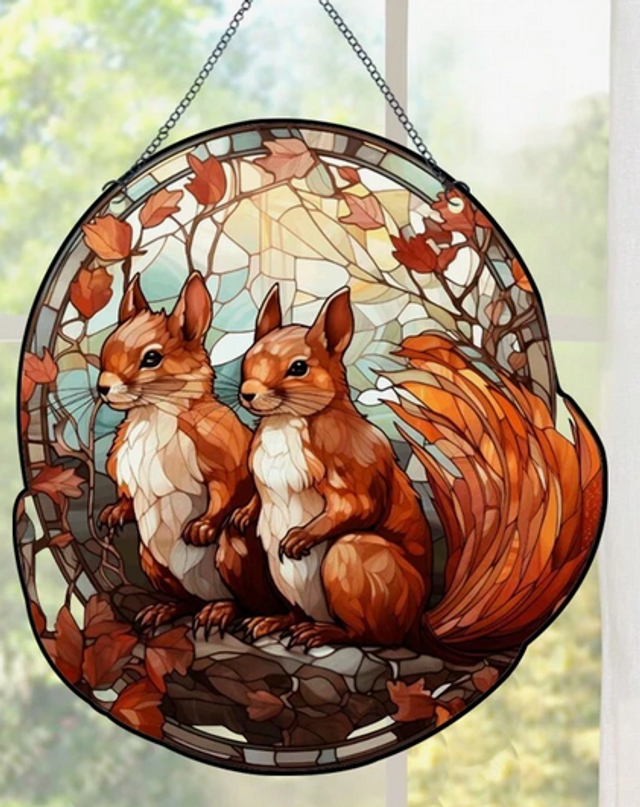 Ecureuil déco suspension