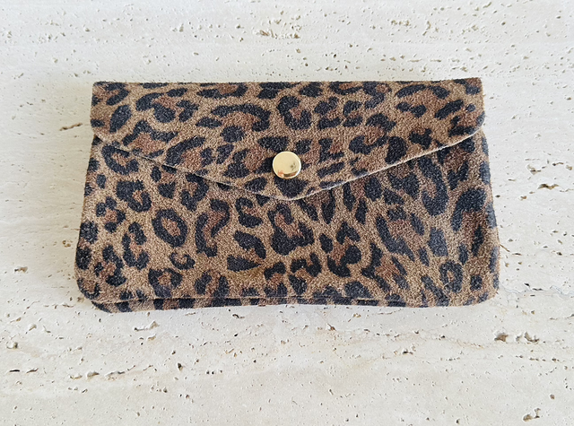 Portemonnee panter groot