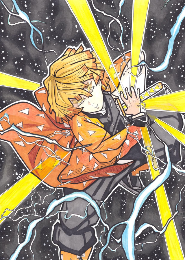 Print Demon Slayer - Zenitsu