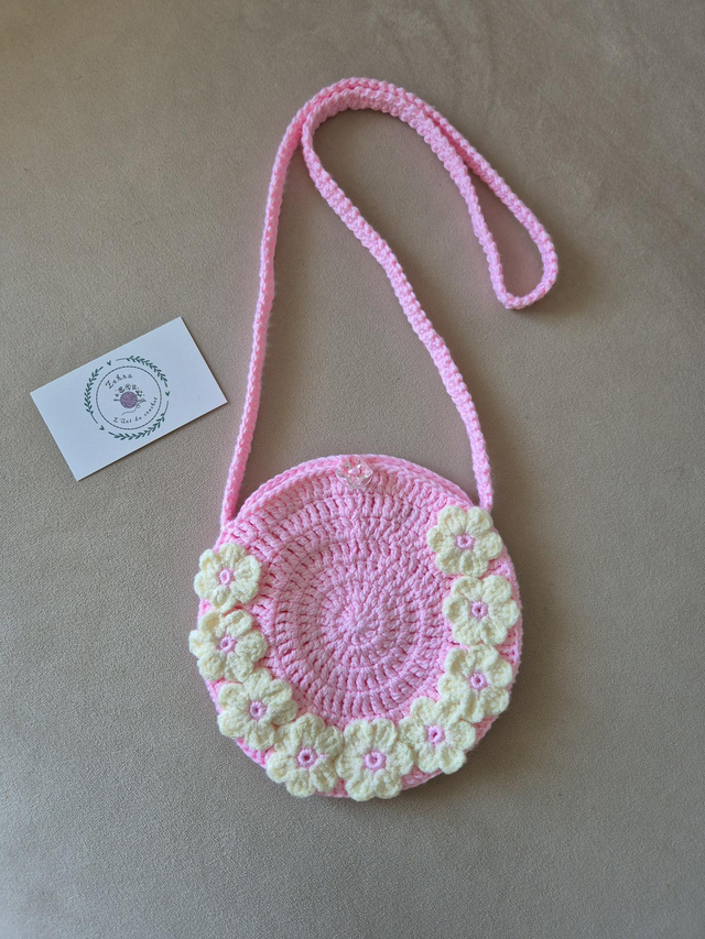 Mini sac fleuri