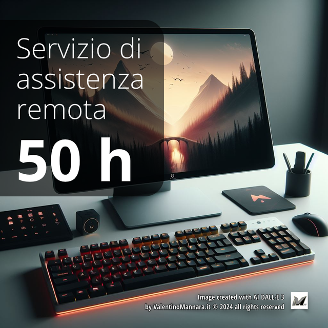 Servizio di assistenza remota - pacchetto da 50 ore