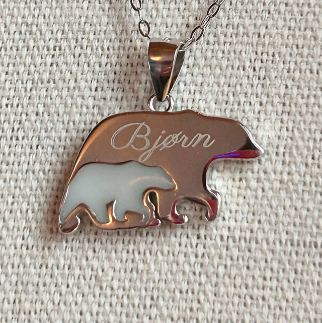 Smykke mamma & bjørn • 925 sterlingsølv 
