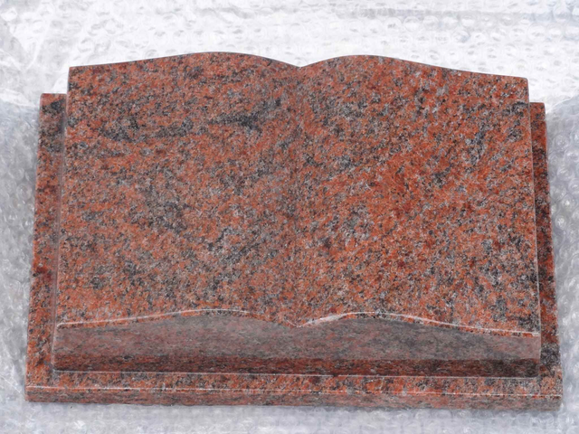 Buch Granit Multi Color Red  30x20x8 cm 