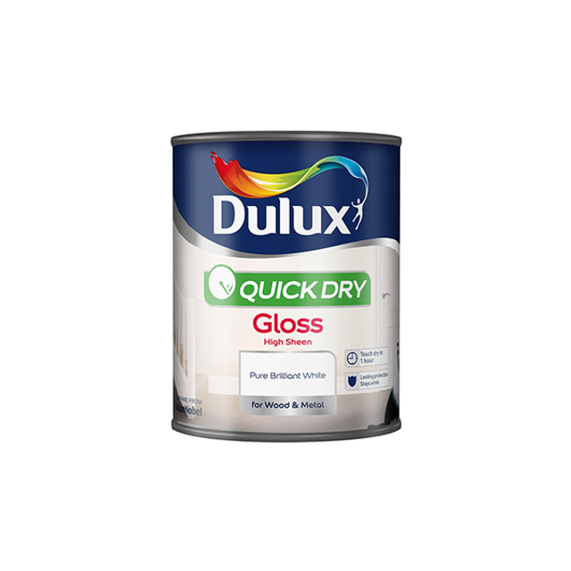 DULUX PURE BRILLIANT WHITE GLOSS (750 ML)