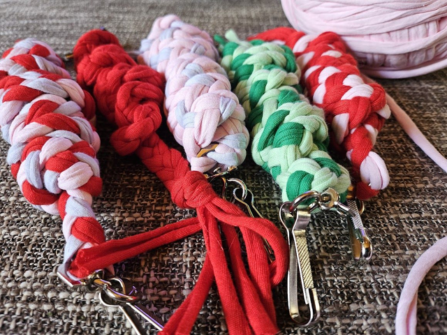 Riimunnaru keppihevoselle - halter rope for a hobbyhorse