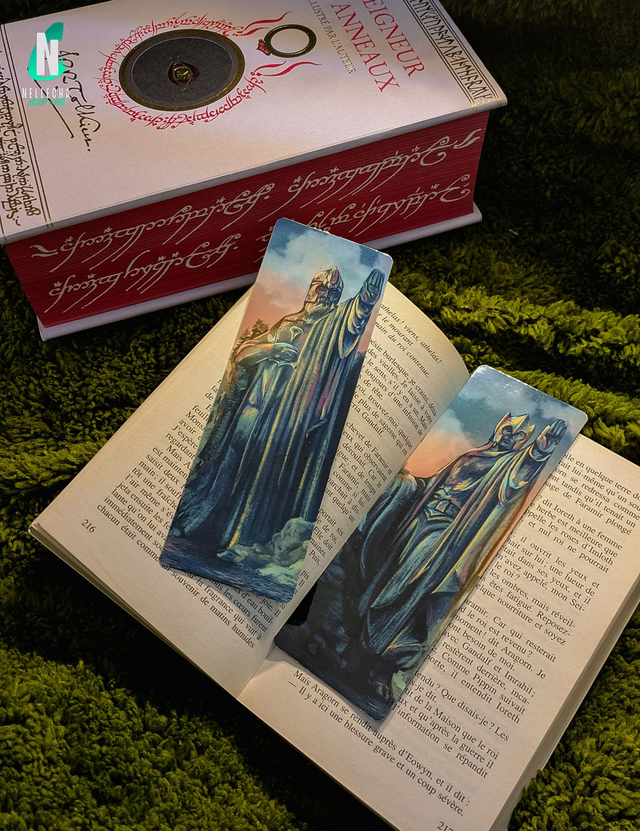 L’Argonath, gardiens du fleuve Anduin - Marque-page 