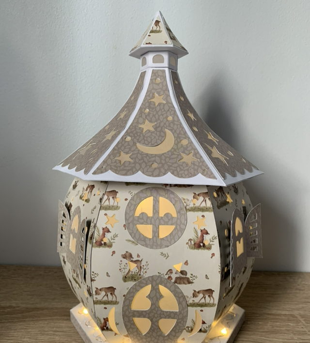 Maison lumineuse animaux