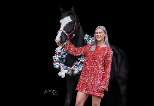 Printed halster Kerst Cob/Full