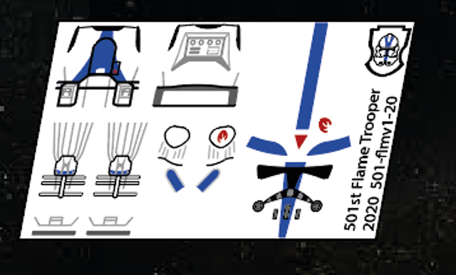 501st Flame Trooper V1