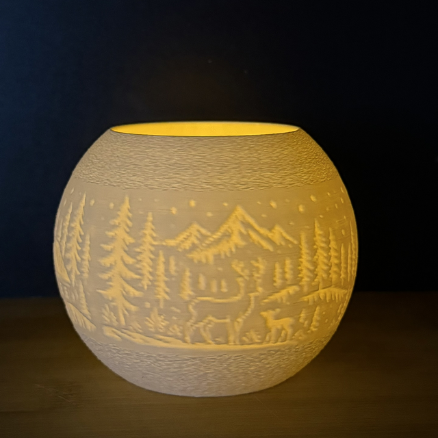 Lichtkugel Winterstille