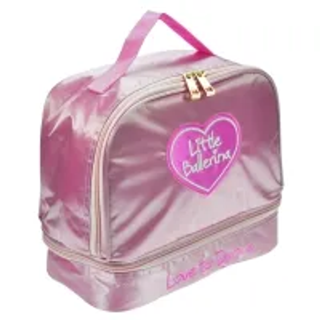 Little Ballerina Pink Satin Ballet Bag