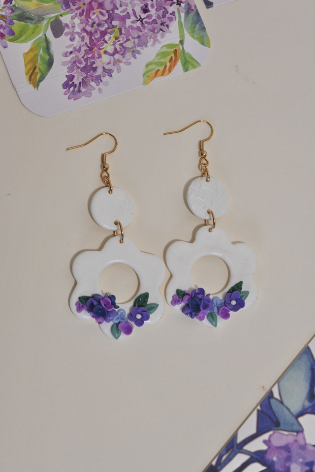 Boucles Hortensias - Grand Modèle