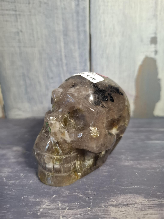 Green Mica Skull 