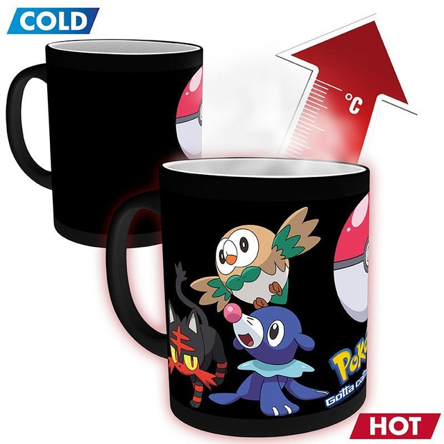 Pokemon: Alola Starters Heat Change Mug