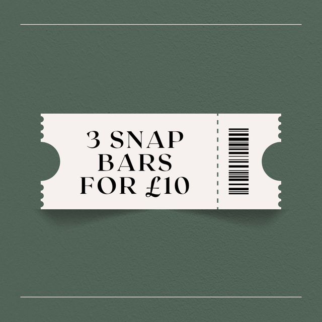 3 Snap bars for £10.00