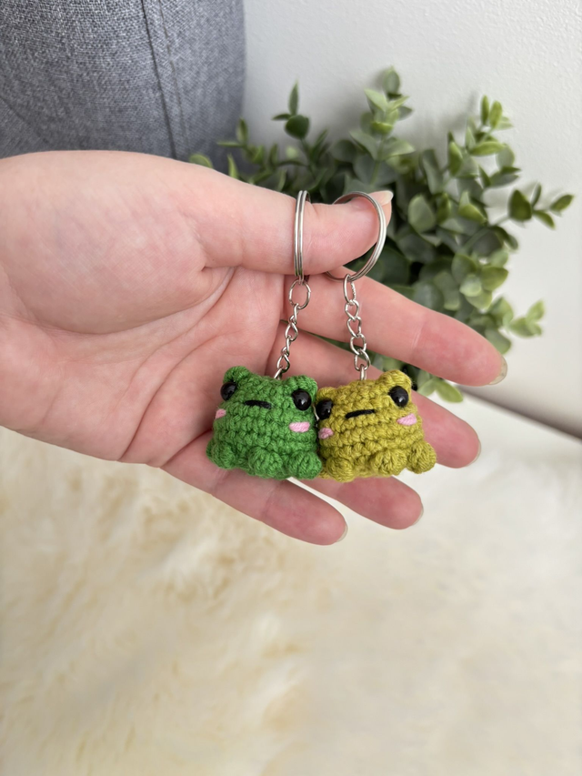 Porte clés d&#039;amitiés Grenouilles