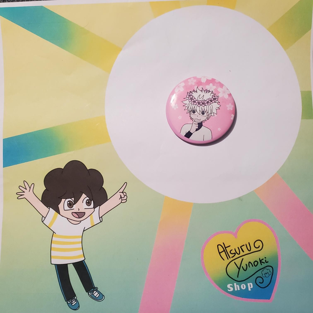 Killua / HxH / Sakura Badges / Serie 1 / (Design by Atsuru_Yunoki (me) )