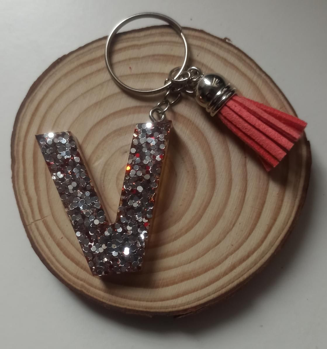 Porte clés lettre - V 