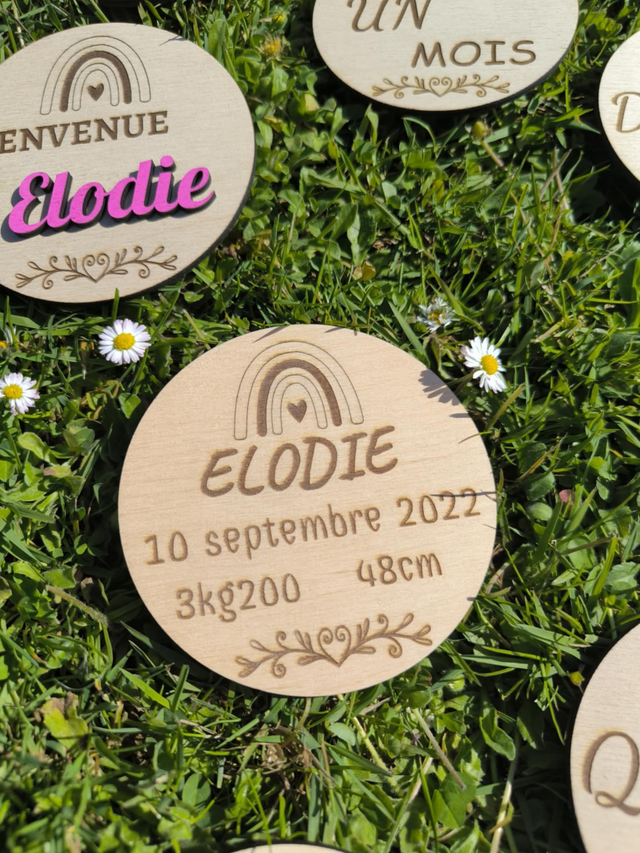 Carte étape naissance